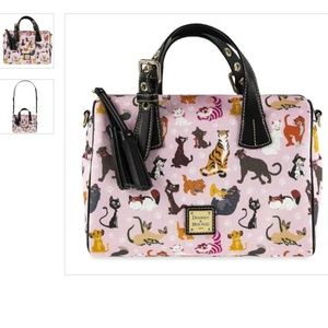 Disney Cats Pink Barrel Satchel Dooney & Bourke